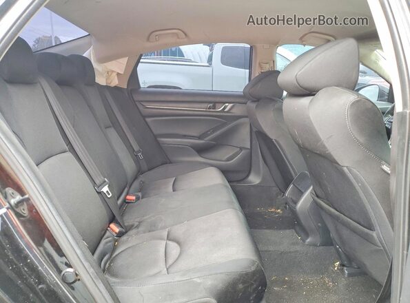 1HGCV1F12MA109016 2021 HONDA ACCORD Черный Вид задних сидений