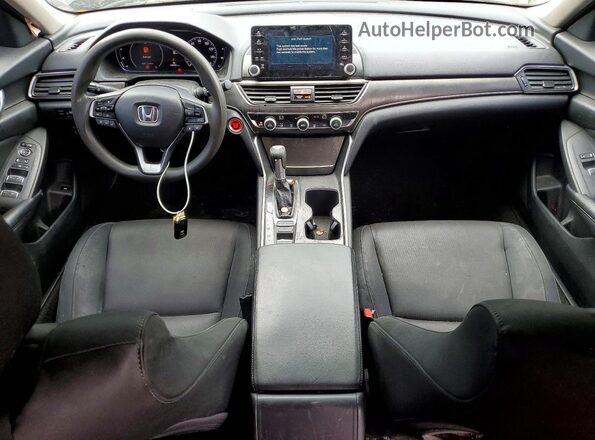 1HGCV1F12MA109016 2021 HONDA ACCORD Черный Вид панели приборов