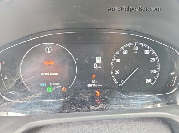 1HGCV1F12NA056190 2022 HONDA ACCORD Silver Սարքավորումների վահանակի տեսք