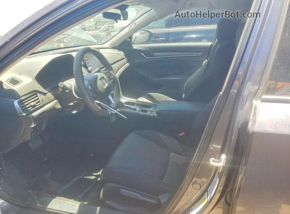 1HGCV1F13JA086311 2018 HONDA ACCORD Gray Front interior view