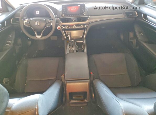 1HGCV1F13JA086311 2018 HONDA ACCORD Gray Dashboard view