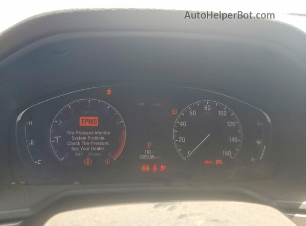 1HGCV1F13JA086311 2018 HONDA ACCORD Gray Instrument cluster view