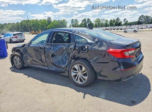 1HGCV1F13JA131117 2018 HONDA ACCORD Black Հետևի ձախ