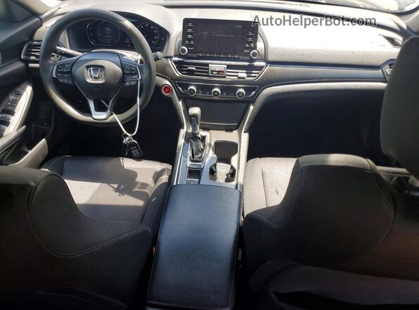 1HGCV1F13JA131117 2018 HONDA ACCORD Black Առջևի վահանակի տեսք