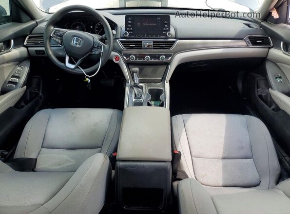 1HGCV1F13JA167518 2018 HONDA ACCORD Gray წინა პანელის ხედი