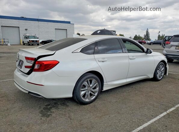 1HGCV1F13JA198073 2018 HONDA ACCORD White უკანა მარჯვენა