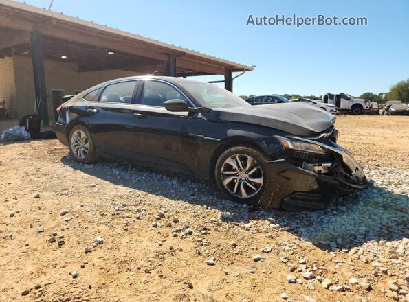 1HGCV1F13JA263374 2018 HONDA ACCORD Black Առջևի աջ