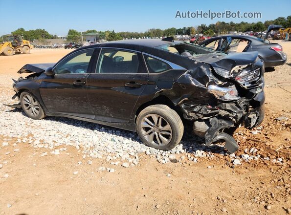 1HGCV1F13JA263374 2018 HONDA ACCORD Black Հետևի ձախ