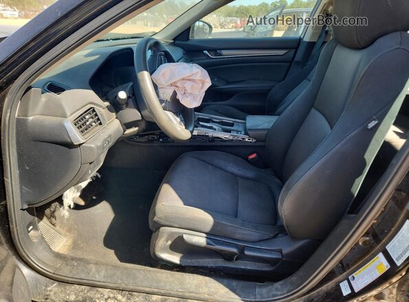 1HGCV1F13JA263374 2018 HONDA ACCORD Black Սալոնի դիմացի տեսք