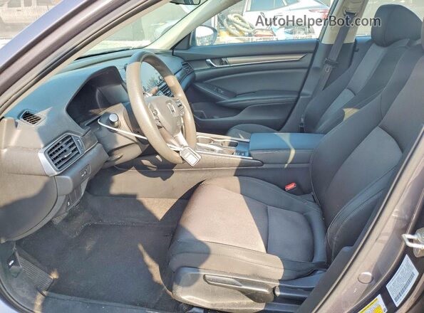1HGCV1F13KA008046 2019 HONDA ACCORD Charcoal Vista interior delantera