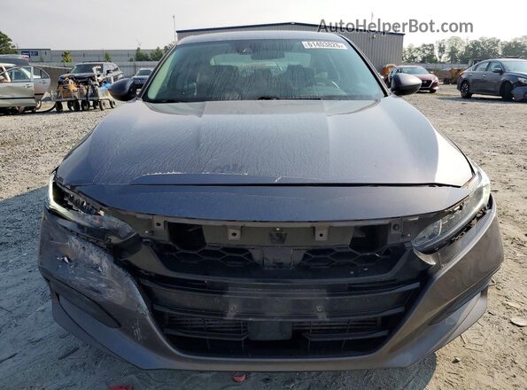 1HGCV1F13KA008046 2019 HONDA ACCORD Charcoal Vista frontal
