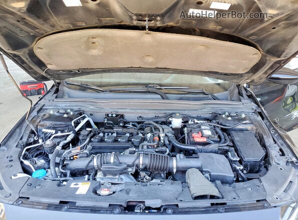 1HGCV1F13KA015935 2019 HONDA ACCORD Black Սալոնի հետևի տեսք