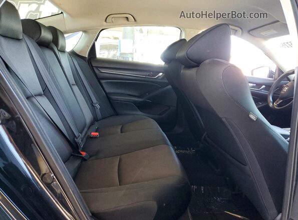 1HGCV1F13KA015935 2019 HONDA ACCORD Black Հետևի նստատեղերի տեսք