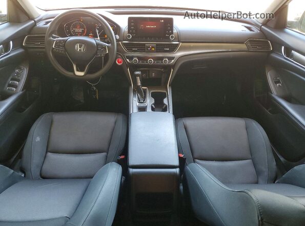 1HGCV1F13KA015935 2019 HONDA ACCORD Black Առջևի վահանակի տեսք
