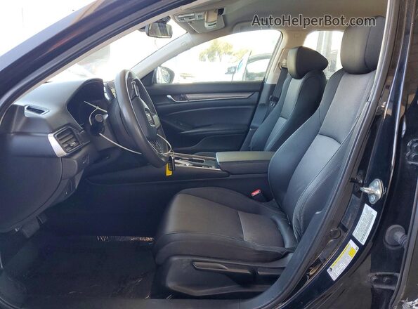 1HGCV1F13KA015935 2019 HONDA ACCORD Black Սալոնի դիմացի տեսք