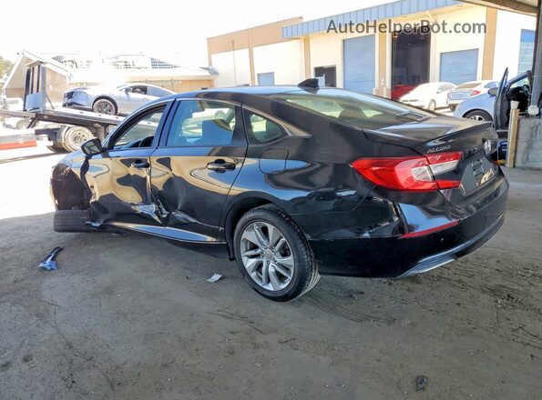 1HGCV1F13KA015935 2019 HONDA ACCORD Black Հետևի ձախ