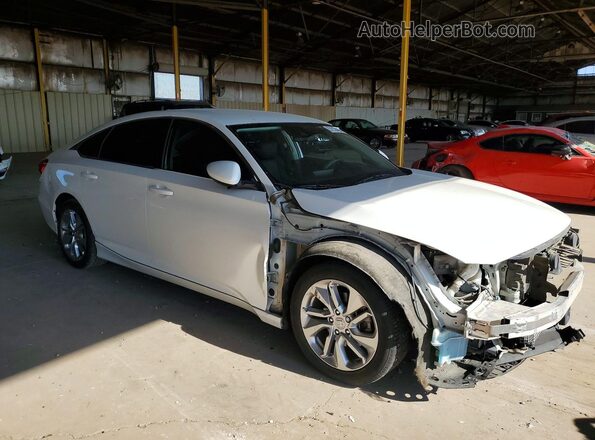 1HGCV1F13KA084589 2019 HONDA ACCORD White Przód prawy