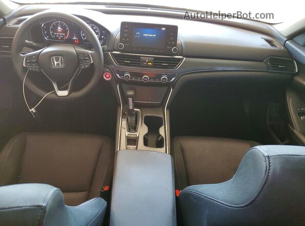 1HGCV1F13KA084589 2019 HONDA ACCORD White Widok deski rozdzielczej