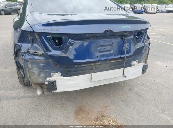 1HGCV1F13KA141633 2019 HONDA ACCORD Blue წინა ხედი