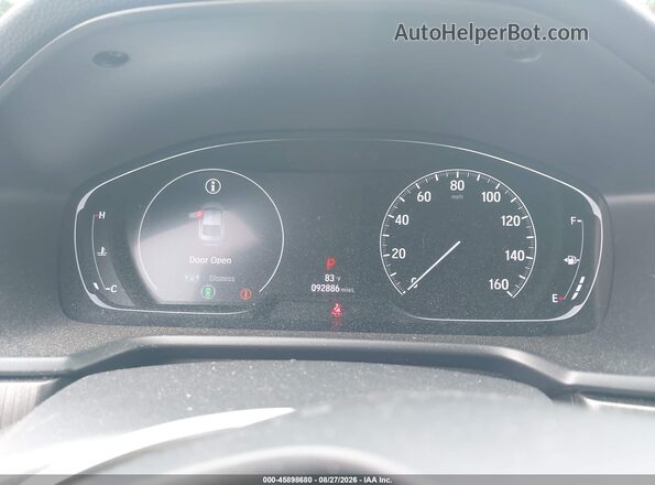 1HGCV1F13KA141633 2019 HONDA ACCORD Blue უკანა სავარძლების ხედი
