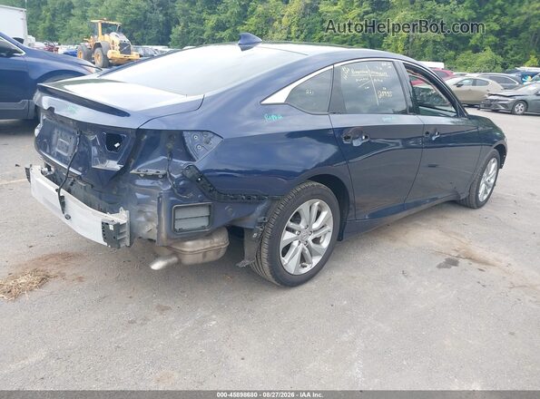 1HGCV1F13KA141633 2019 HONDA ACCORD Blue უკანა მარჯვენა