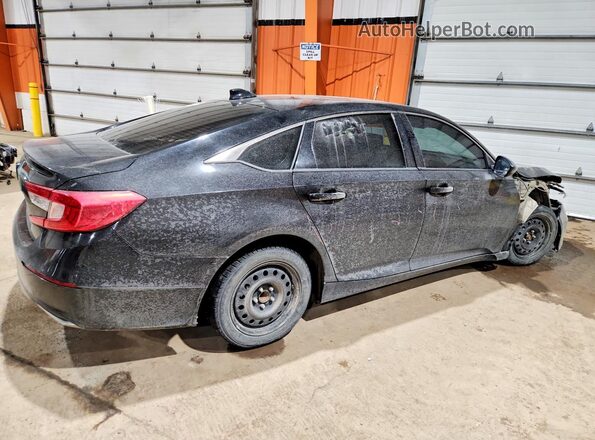 1HGCV1F13KA806692 2019 HONDA ACCORD Black Tył prawy