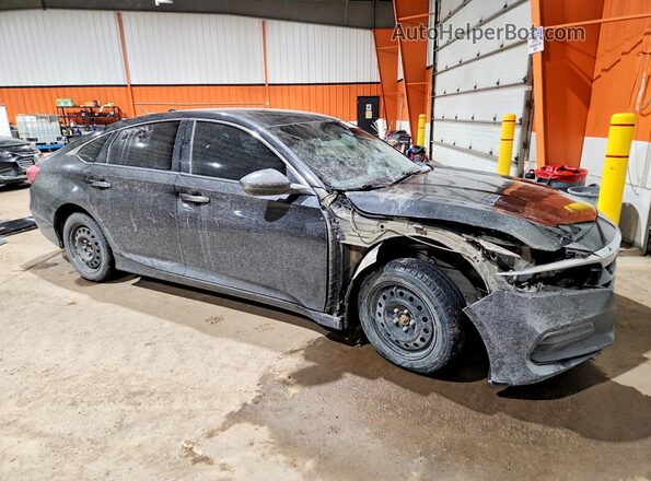 1HGCV1F13KA806692 2019 HONDA ACCORD Black Przód prawy