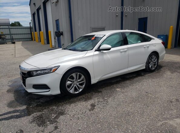 1HGCV1F13LA078681 2020 HONDA ACCORD White Widok naklejki z numerem VIN