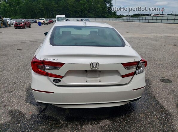 1HGCV1F13LA078681 2020 HONDA ACCORD White Widok z tyłu