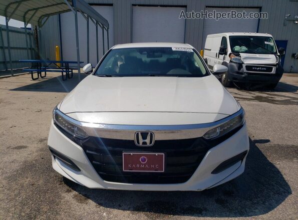 1HGCV1F13LA078681 2020 HONDA ACCORD White Widok z przodu