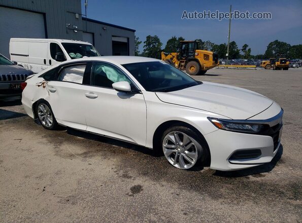 1HGCV1F13LA078681 2020 HONDA ACCORD White Przód prawy