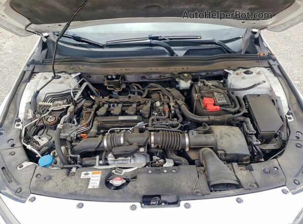 1HGCV1F13LA078681 2020 HONDA ACCORD White Widok wnętrza z tyłu