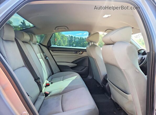 1HGCV1F13LA113025 2020 HONDA ACCORD Серебряный Вид задних сидений