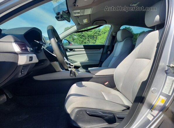 1HGCV1F13LA113025 2020 HONDA ACCORD Серебряный Вид салона спереди