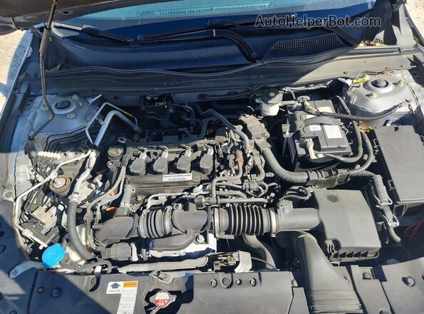1HGCV1F13LA113025 2020 HONDA ACCORD Серебряный Вид задней части салона