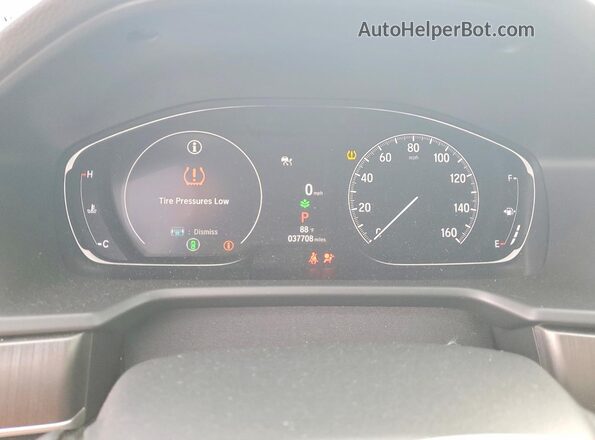 1HGCV1F13NA006530 2022 HONDA ACCORD Black ხელსაწყოთა პანელის ხედი