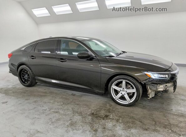 1HGCV1F14JA031298 2018 HONDA ACCORD Brown Delantero derecho