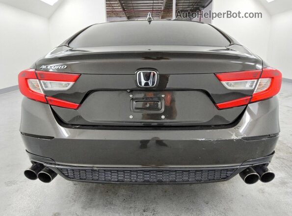 1HGCV1F14JA031298 2018 HONDA ACCORD Brown Vista trasera