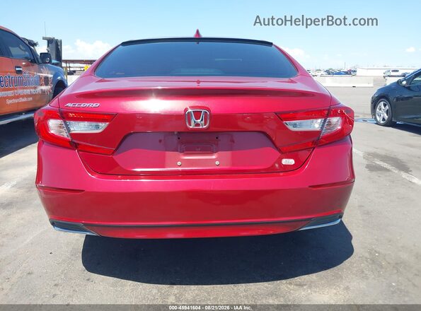 1HGCV1F14JA200686 2018 HONDA ACCORD Red 