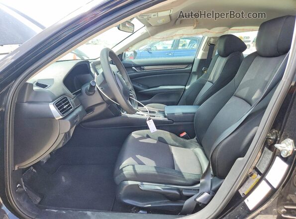 1HGCV1F14JA267692 2018 HONDA ACCORD Black Սալոնի դիմացի տեսք