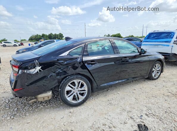 1HGCV1F14JA267692 2018 HONDA ACCORD Black Հետևի աջ