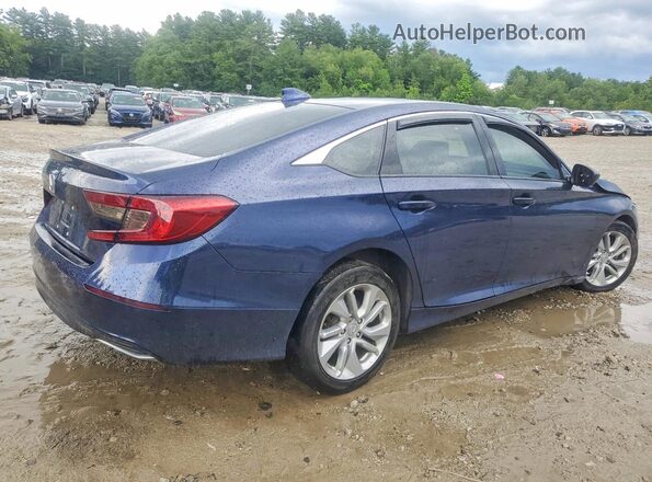 1HGCV1F14KA150986 2019 HONDA ACCORD Синий Задняя правая четверть