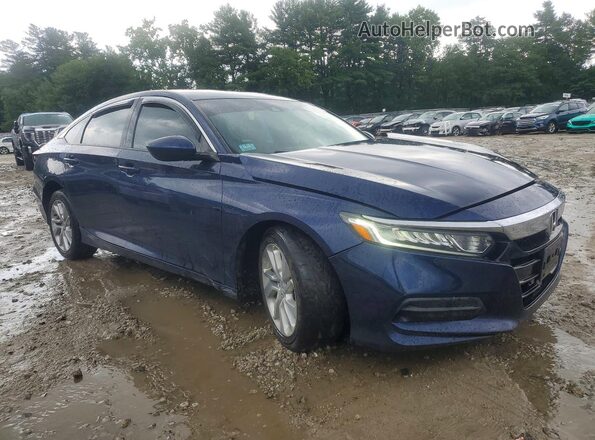 1HGCV1F14KA150986 2019 HONDA ACCORD Синий Передняя правая четверть