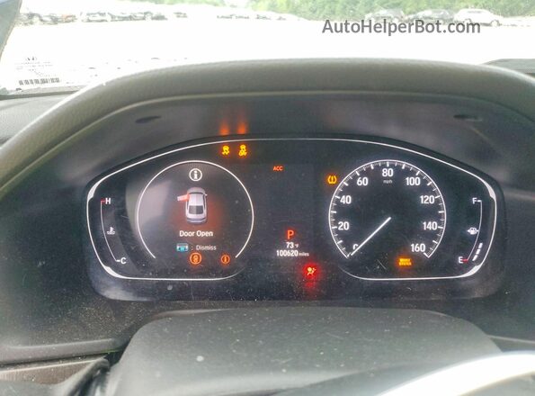1HGCV1F14KA150986 2019 HONDA ACCORD Синий Вид щитка приборов