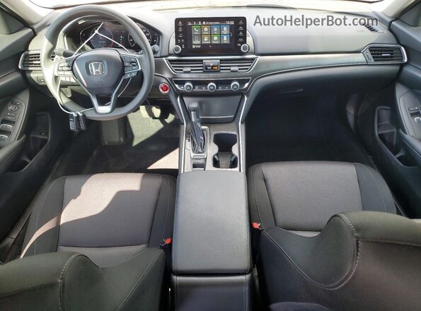 1HGCV1F14MA010388 2021 HONDA ACCORD White Widok deski rozdzielczej