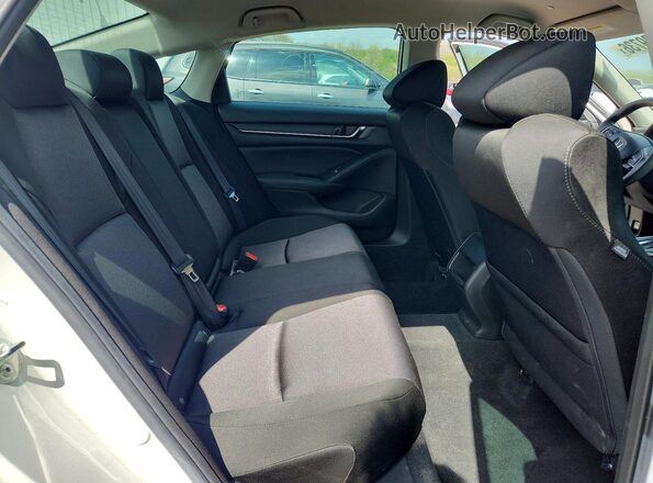 1HGCV1F14MA010388 2021 HONDA ACCORD White Widok tylnych siedzeń