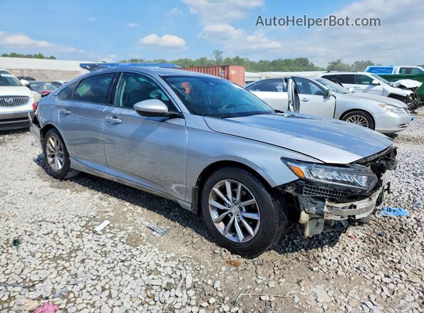 1HGCV1F14MA011640 2021 HONDA ACCORD Серый Передняя правая четверть