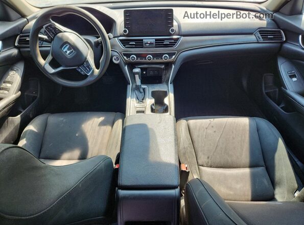 1HGCV1F14MA011640 2021 HONDA ACCORD Серый Вид панели приборов
