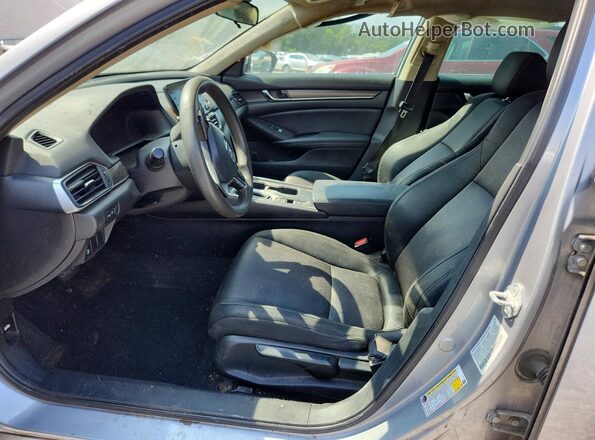 1HGCV1F14MA011640 2021 HONDA ACCORD Серый Вид салона спереди