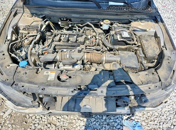 1HGCV1F14MA011640 2021 HONDA ACCORD Серый Вид задней части салона